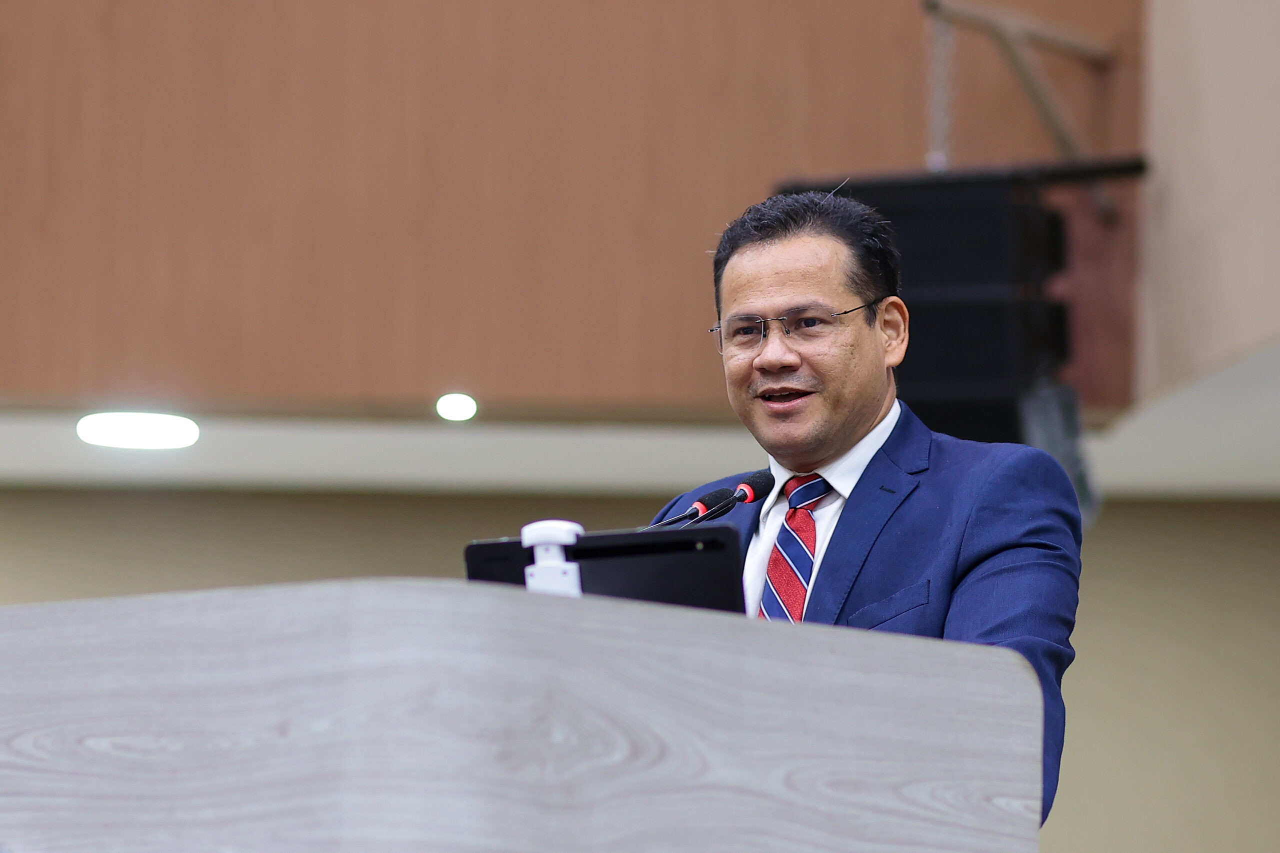 Líder do prefeito, Eduardo Alfaia. (Reprodução/CMM)