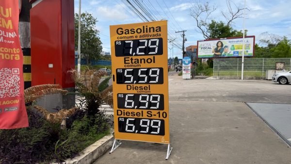 Preço do litro da gasolina em Manaus varia entre R$ 7,27 e R$ 7,59, aponta Procon