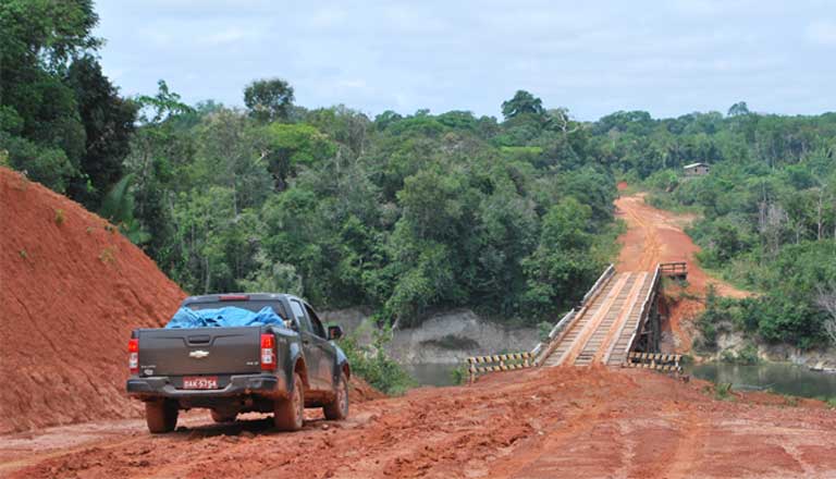 Dnit declara emergência em trecho da BR-319 onde ponte tem problemas na estrutura