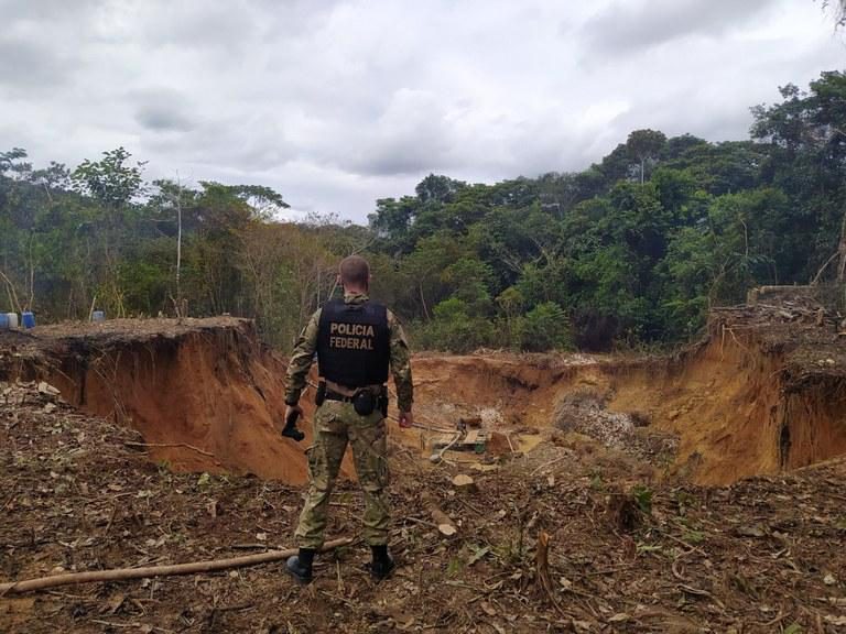 Operação Caraíba IV destrói 23 acampamentos de garimpo ilegal no Parque Nacional Mapinguari