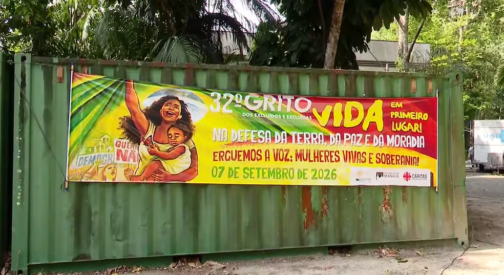 “Grito dos Excluídos” junta políticos da esquerda em Manaus e pede fim da escala 6x1