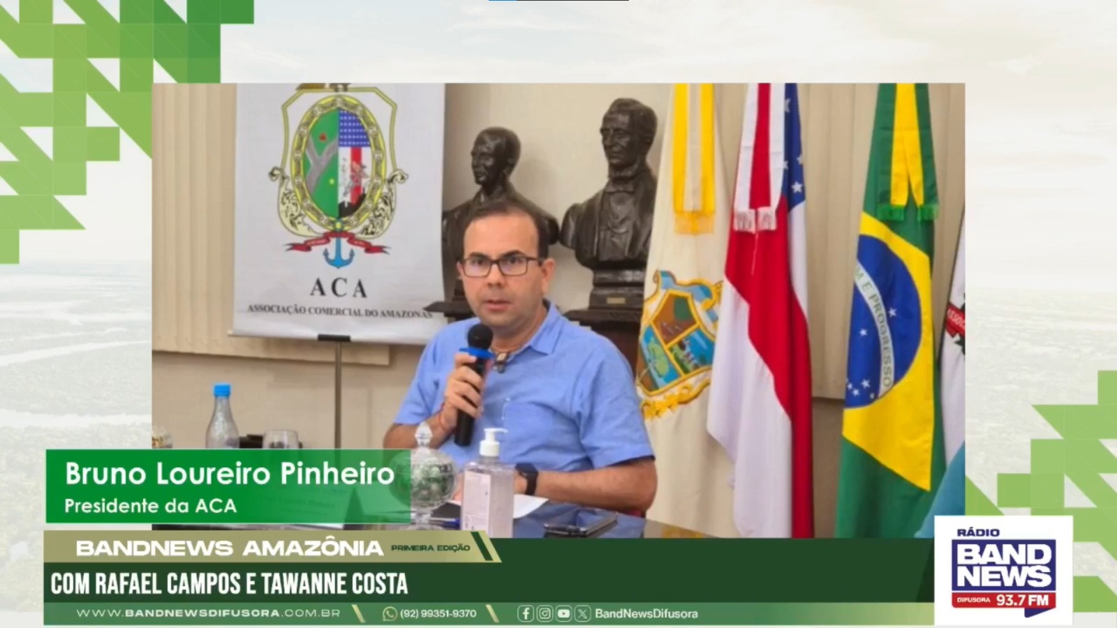 Presidente da ACA cobra transparência sobre critérios para cobrança da "taxa da seca" e valores praticados