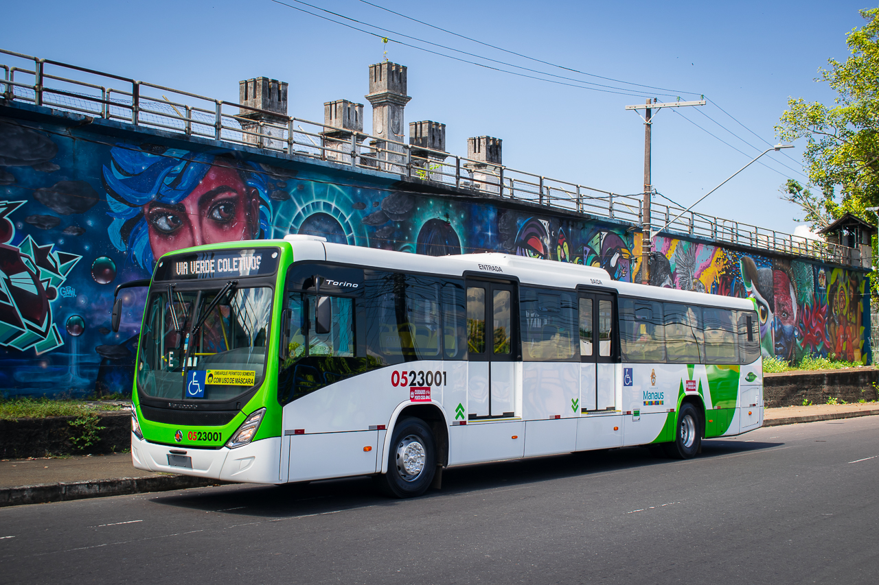 Transporte coletivo de Manaus opera com 100% da frota de ônibus nesta quarta-feira (23)