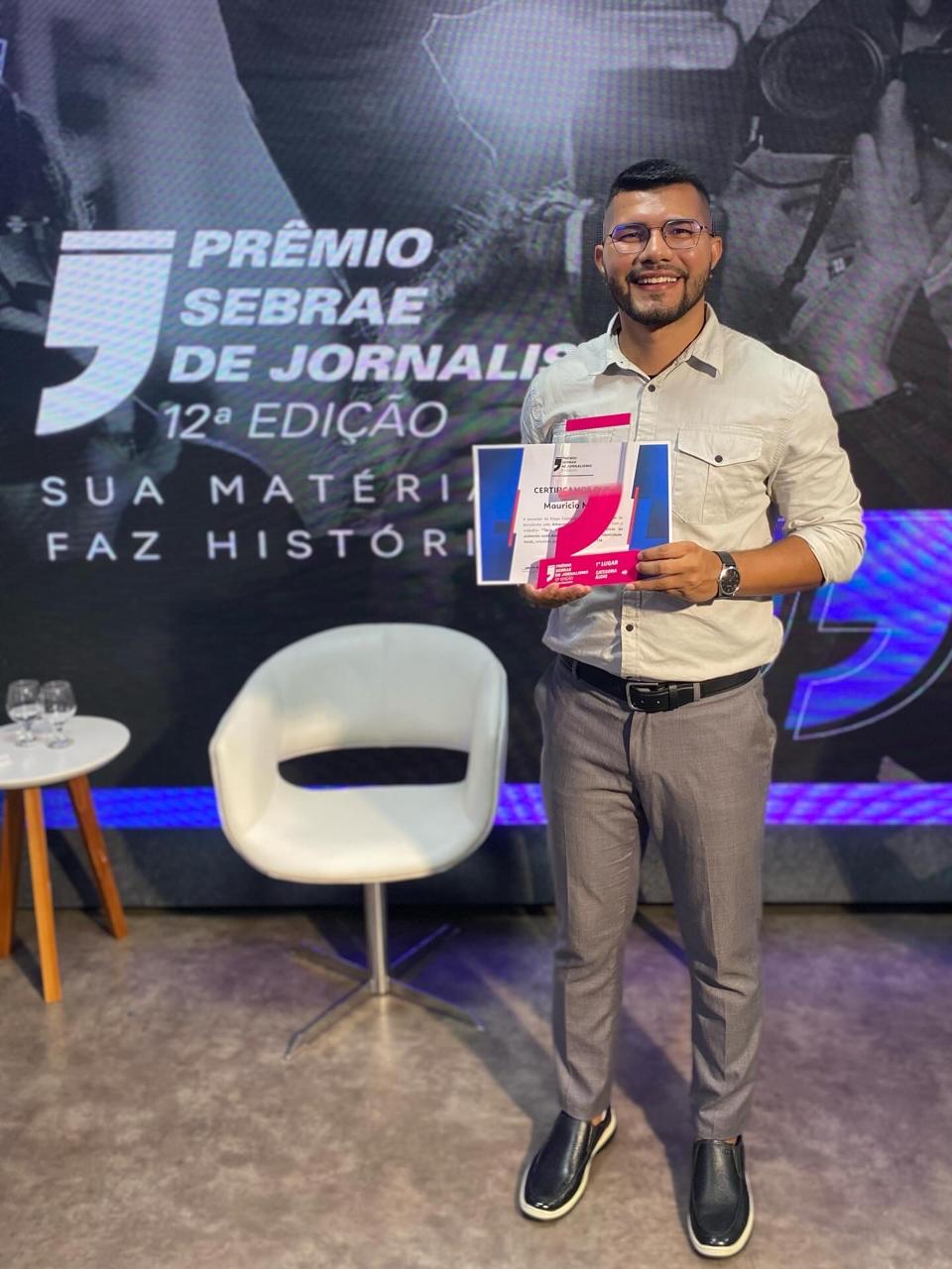Mauricio Max, da BandNews Difusora FM, se torna tricampeão do Prêmio Sebrae de Jornalismo