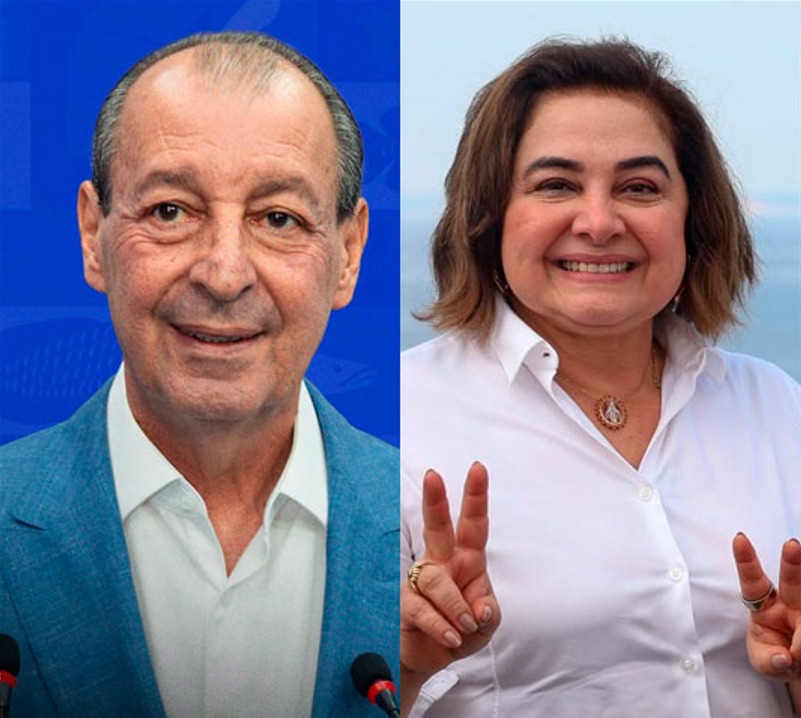 Omar Aziz e Maria do Carmo Seffair disputam o 2º turno para Governo do AM