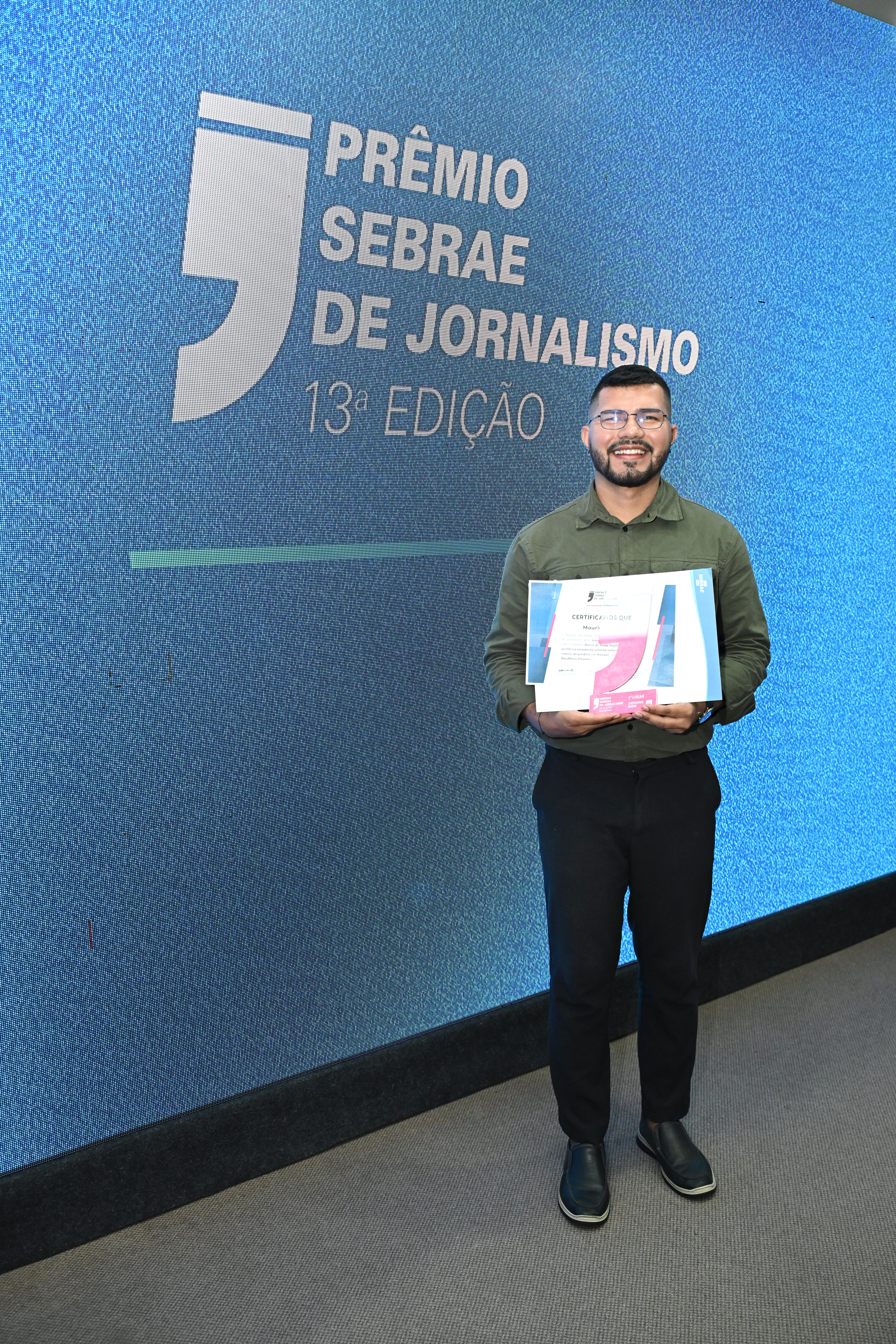 Maurício Max, da BandNews Difusora, é finalista da etapa nacional do prêmio Sebrae de Jornalismo