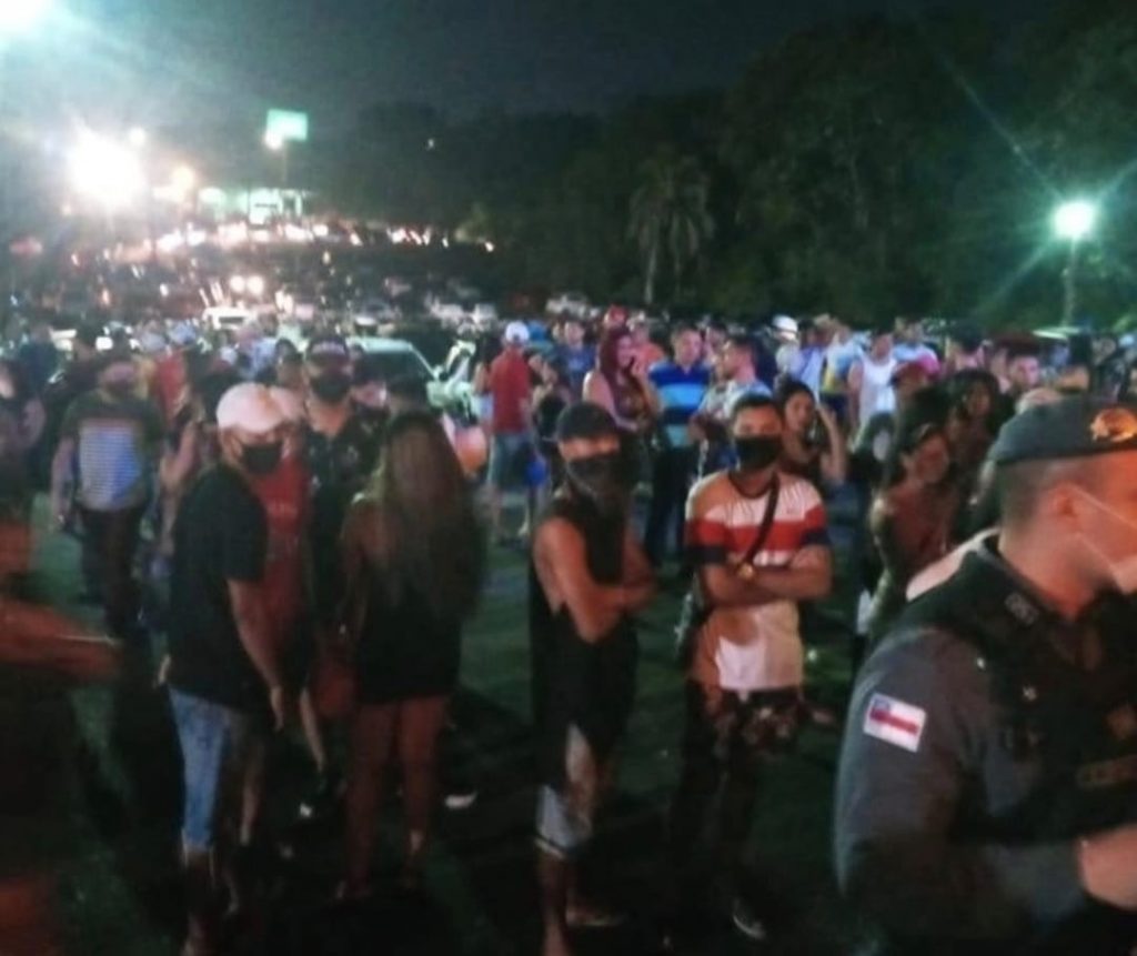 Festa é fechada pela Vigilância Sanitária em Manaus