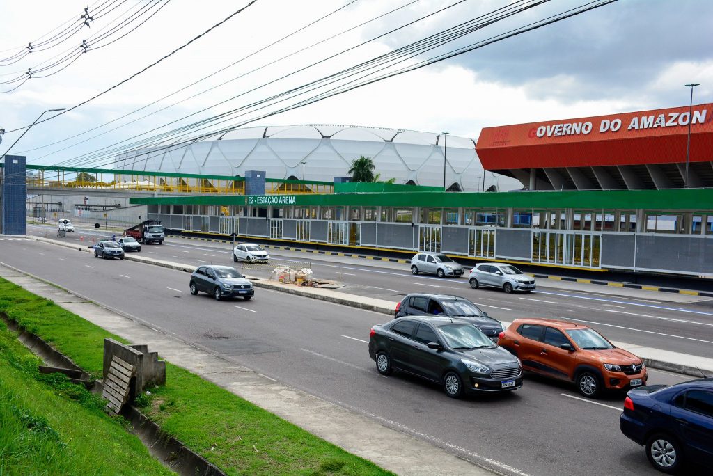 Trânsito no entorno da Arena da Amazônia tem alterações neste domingo, confira