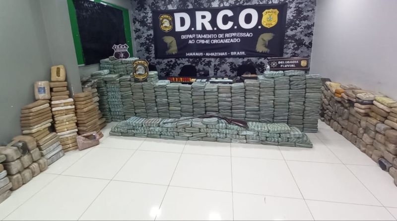 Organização criminosa é desarticulada com droga avaliada em R$ 8 milhões, no interior do AM