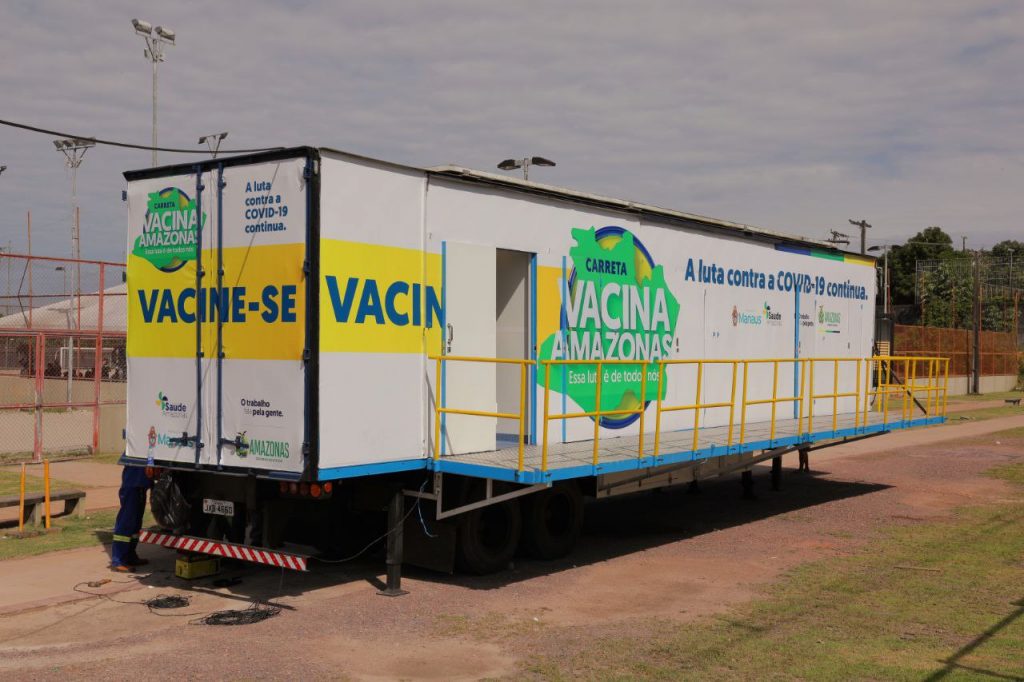 Carreta Vacina Amazonas está em Iranduba nesta segunda (21) e terça-feira (22)
