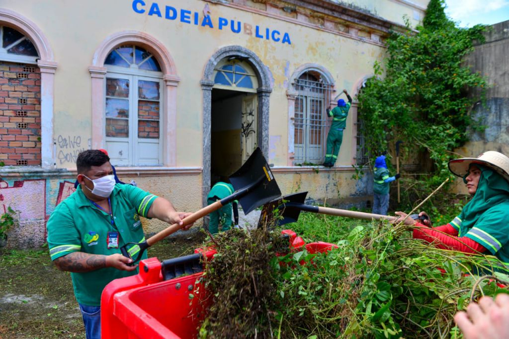 Prédio da antiga cadeia pública Raimundo Vidal Pessoa recebe revitalização