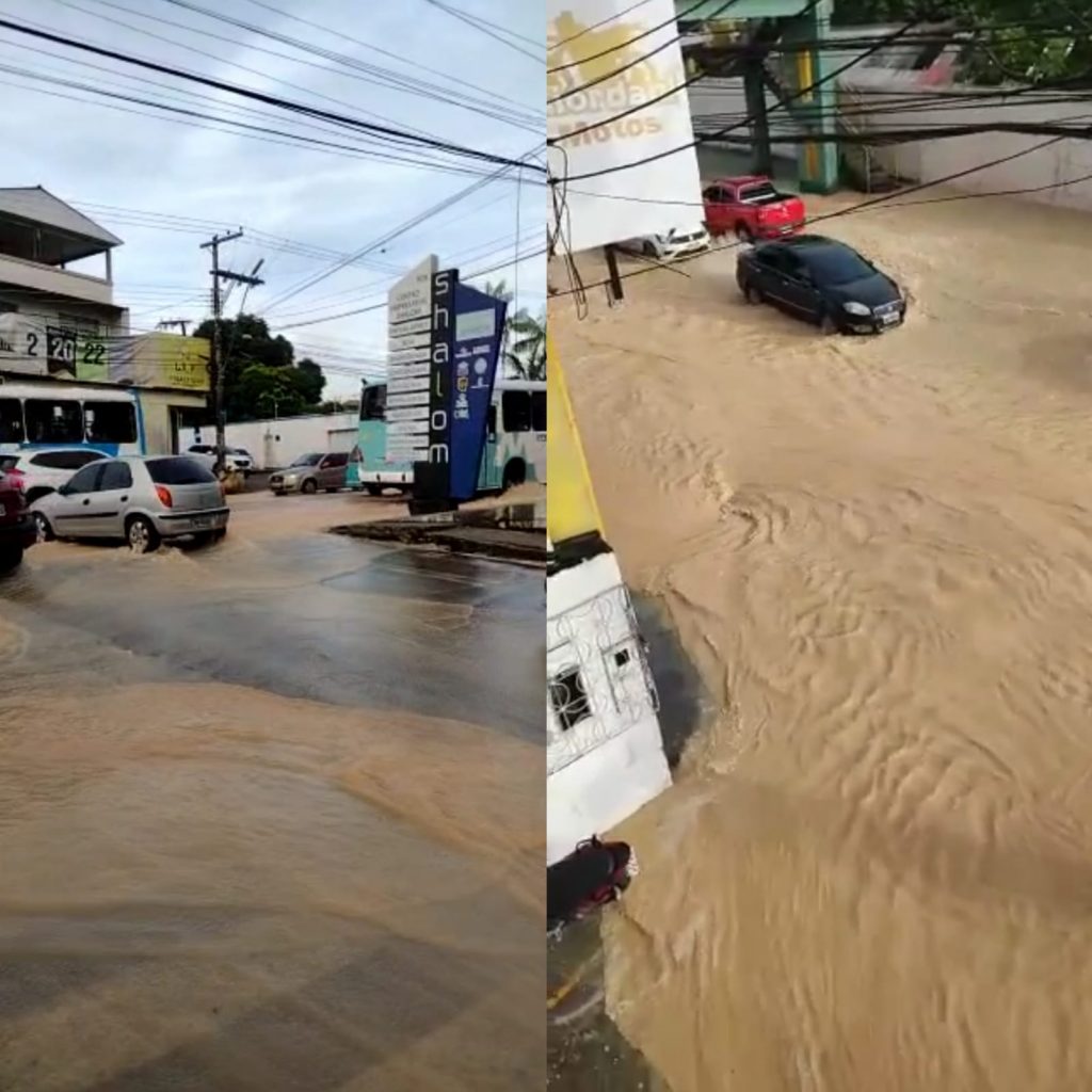 Vazamento em adutora deixa bairros da zona sul de Manaus sem água nesta segunda-feira (21)