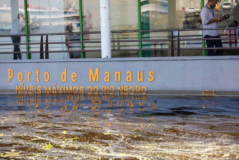 Rio Negro está em processo intenso de enchente em Manaus, aponta CPRM