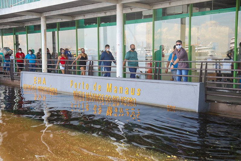 Sobe para sete número de cidades em alerta da cheia no AM