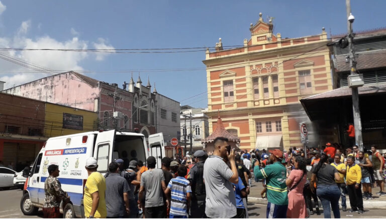 Morre vítima do incêndio criminoso em lotérica no Mercado Adolpho Lisboa, em Manaus